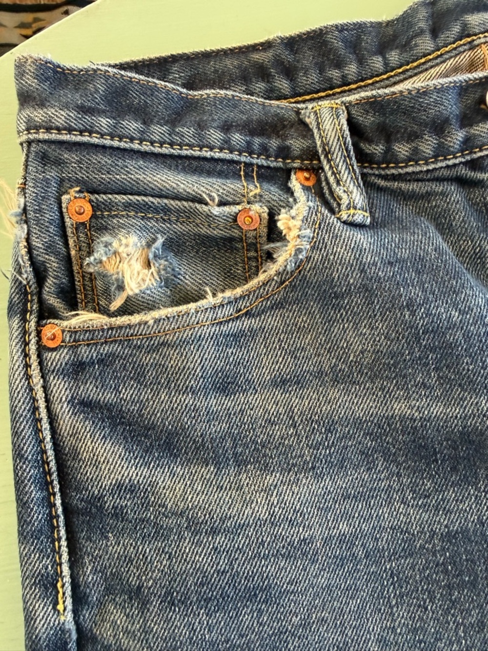 Iron Heart IH-555-01 Men's Jeans - Picture 5 of 9